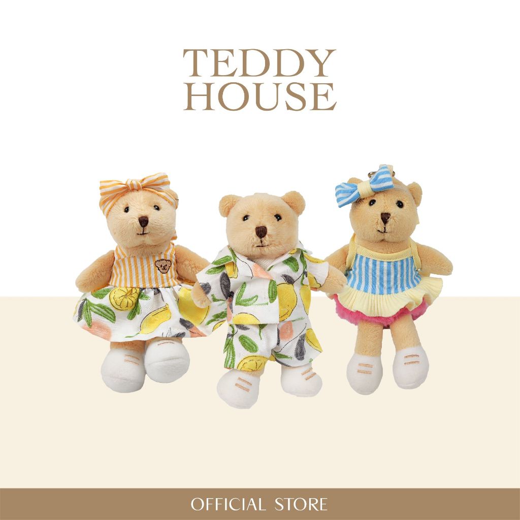 Teddy House : ชุดตุ๊กตาหมี 06 นิ้ว Collection Summer