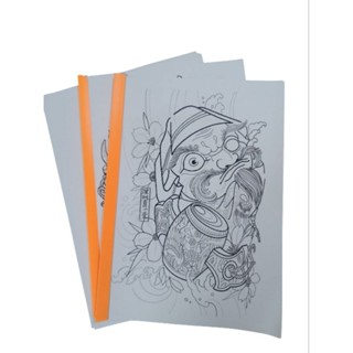 แบบสักลาย ดารุมะ คละลาย 50 แผ่น