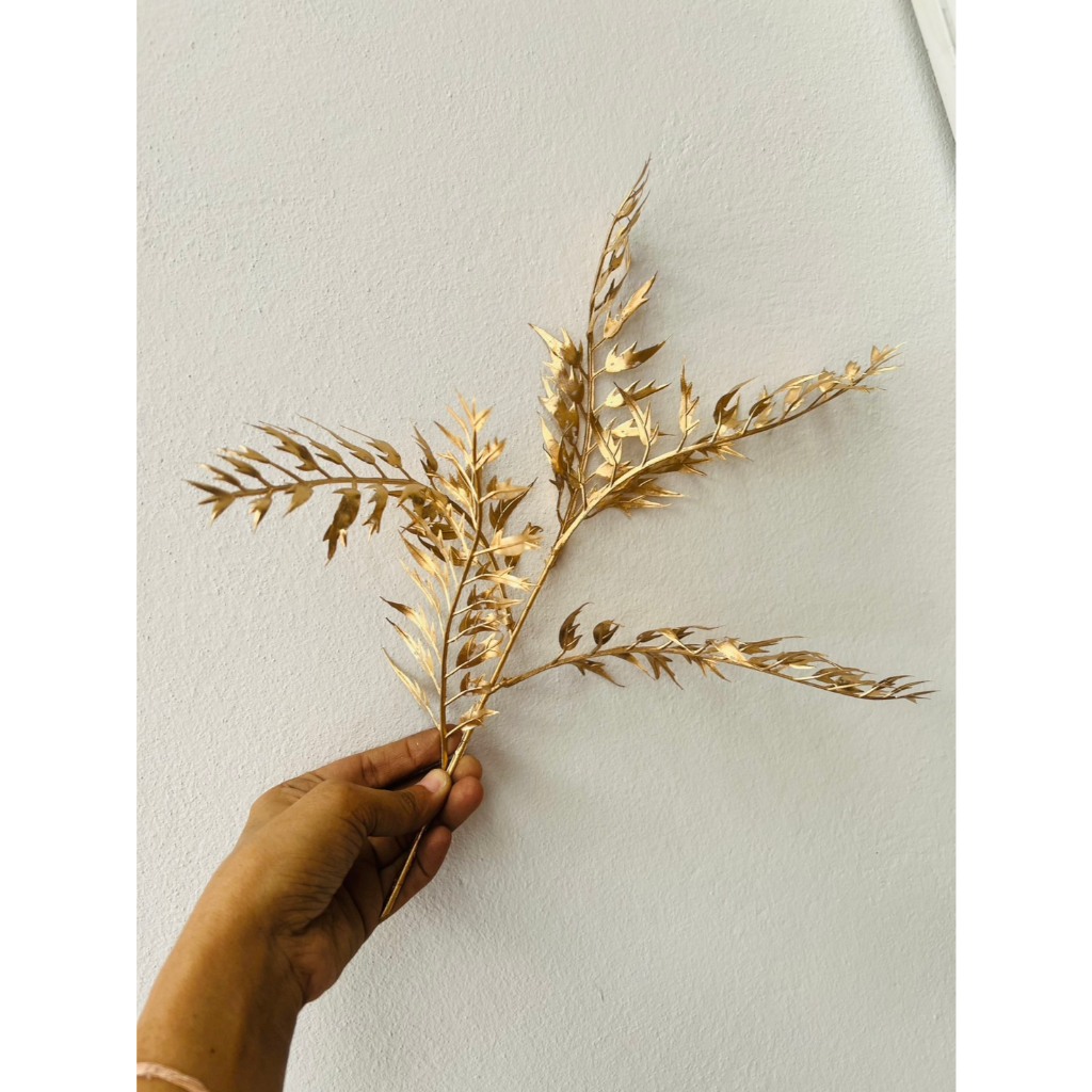 ใบแซมสีทอง (ใบแซมสีทอง พร้อมส่ง ใช้จัดตกแต่งอย่างดี ) - รูปที่ 3