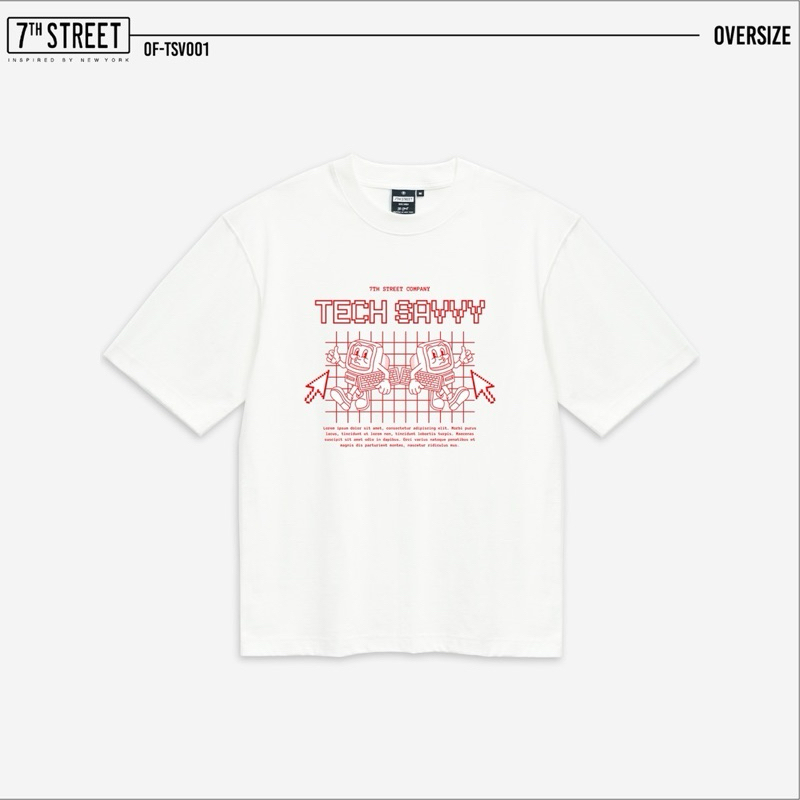 7th Steet (ของแท้) Oversize รุ่น OF-TSV001