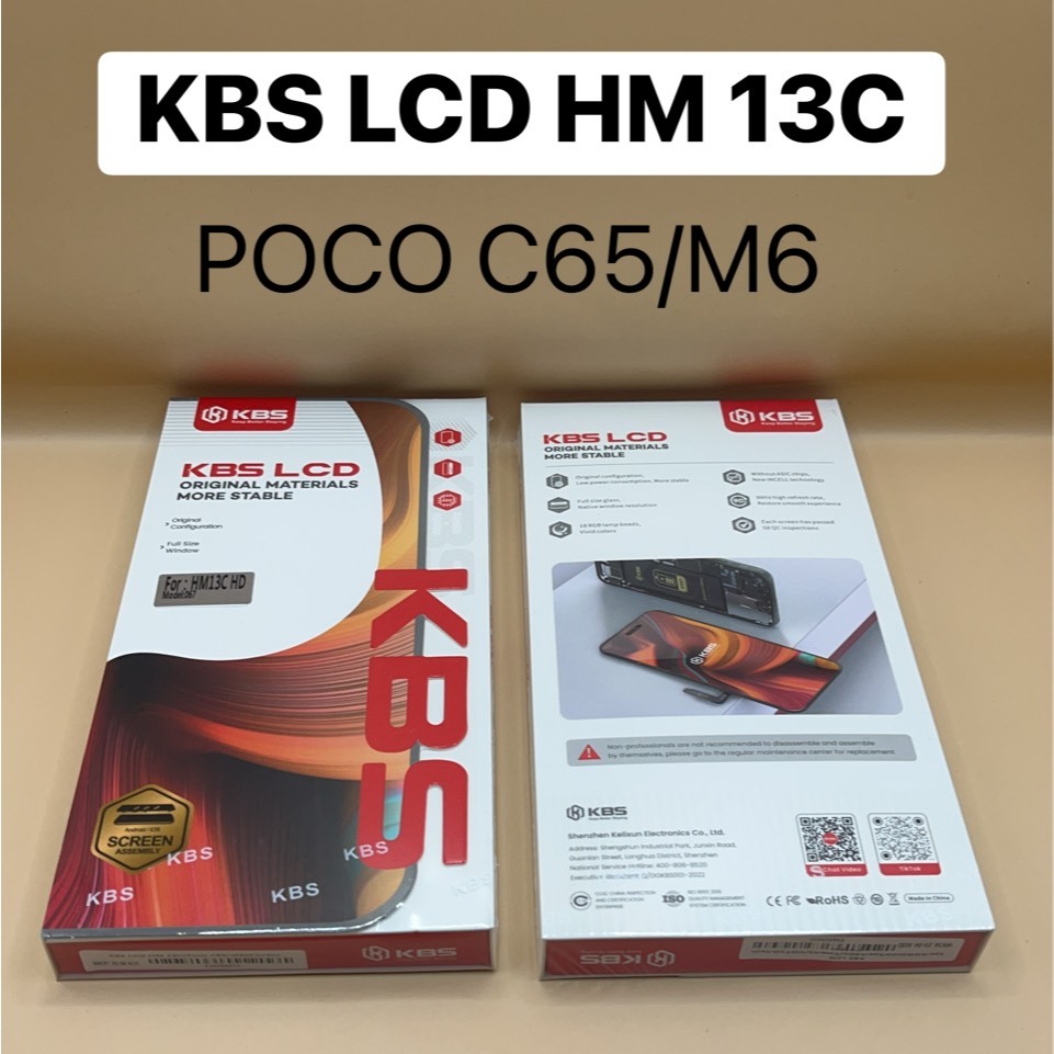 KBS LCD Display หน้าจอ 13C POCO C65 M6 แถมฟรีชุดไขควง