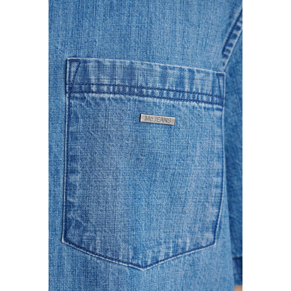 Mc JEANS قميص جينز رجالي Relaxed — صورة 5