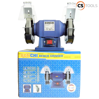 BONCHI มอเตอร์หินเจียร มอเตอร์หินไฟ 5 นิ้ว รุ่น BC-1205 (125 มม.) Bench Grinder แท่นเจียร เครื่องเจียรตั้งโต๊ะ