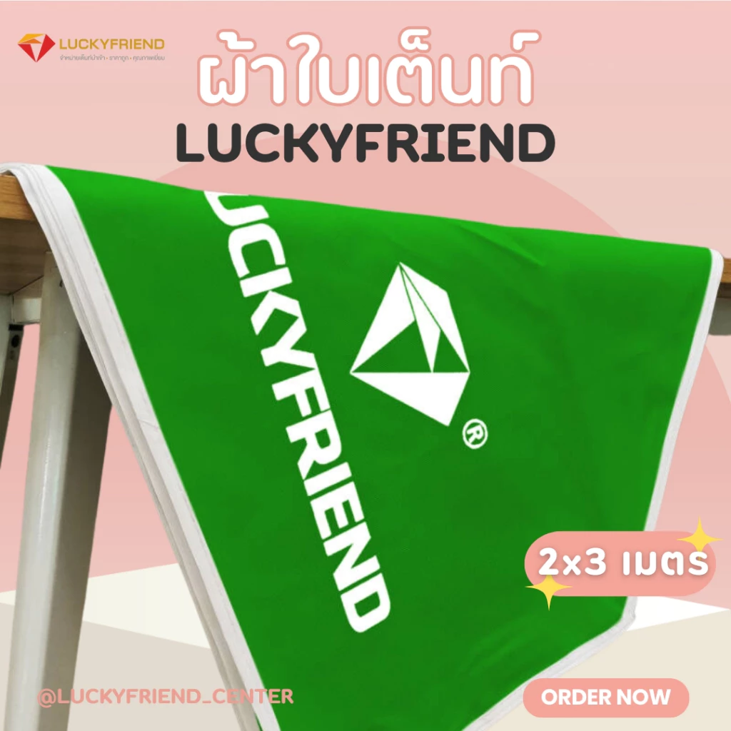เต็นท์พับได้ Luckyfriend 2x2/2x3/3x3 ผ้า 700D ขาดำ T1S thumbnail 5
