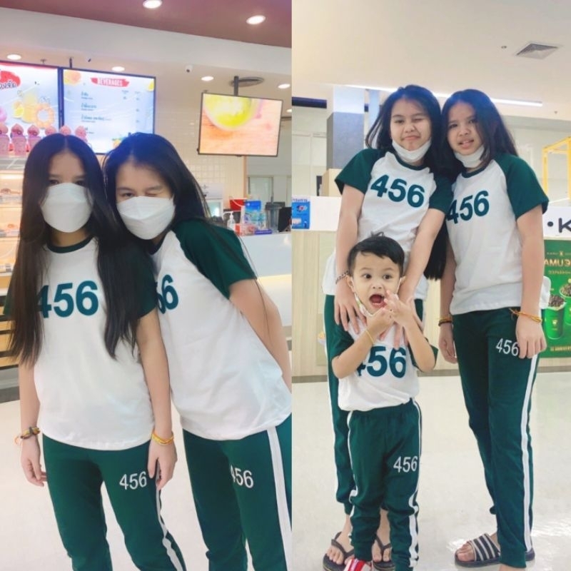 ชุดแฟชั่นผู้เล่น 456  สควิดเกมส์ Squid Game #n