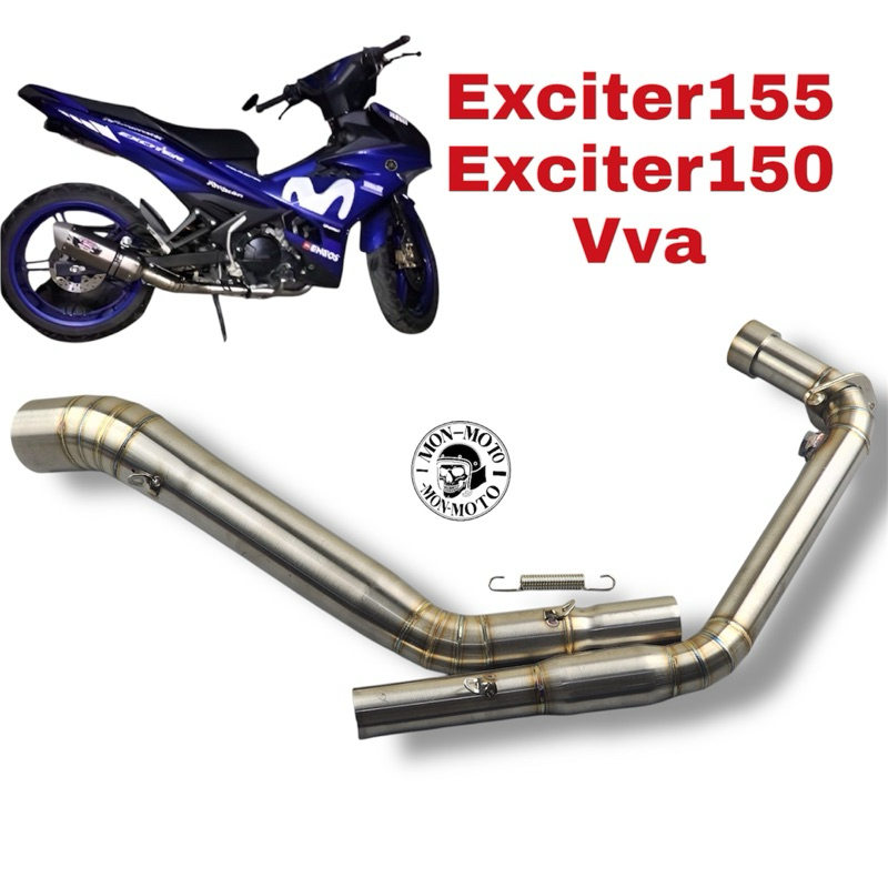 คอexciter 155 150 เอ็กไซค์เตอร์150 vva คอท่อ