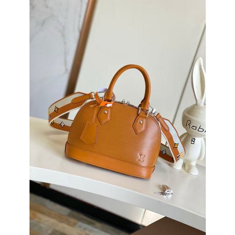 LOUIS VUITTON Alma BB Epi Water Ripple Shell Bag กระเป๋าสะพายข้างผู้หญิง  M57540  203