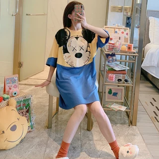ชุดนอนกระโปรง ชุดนอนน่ารัก ชุดนอนผู้หญิง ฟรีไซส์ งานใส่สบาย DB