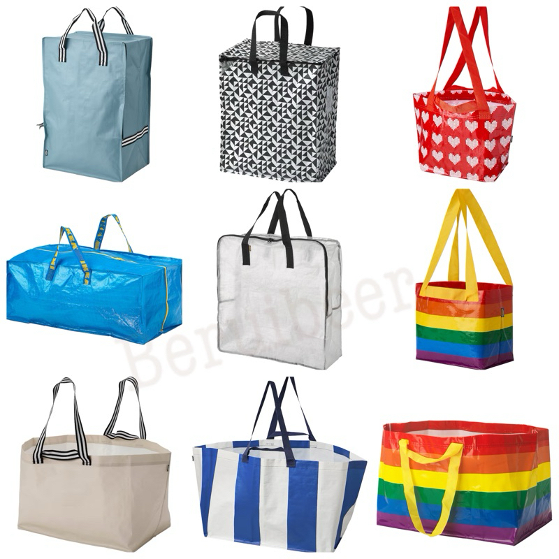 (พร้อมส่ง) ถุงอีเกีย สีน้ำเงิน กระเป๋าช็อบปิ้ง Ikea