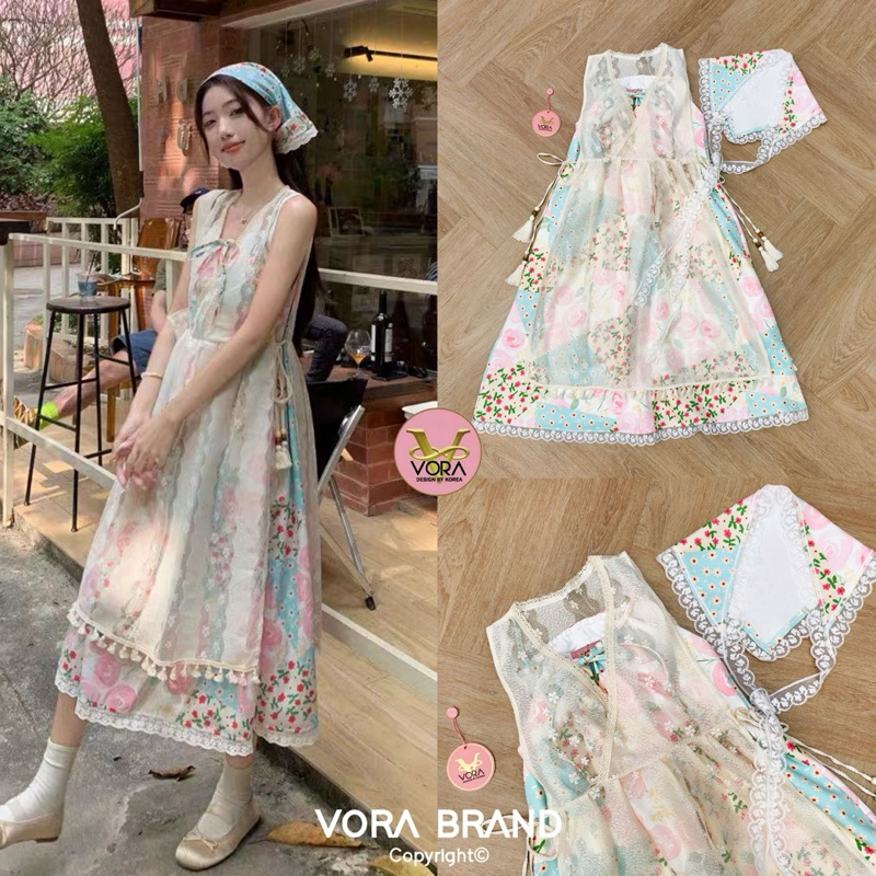 เดรสไปทะเล เดรสสวย Vora