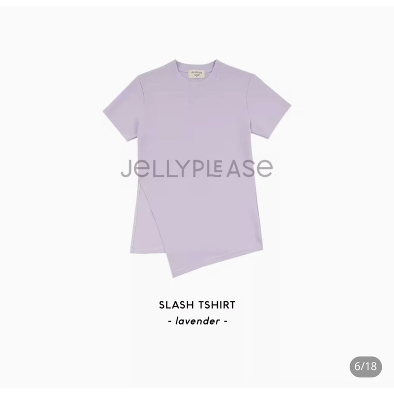 jelly please ส่งต่อ 🧵เสื้อยืดสีม่วง🧵 new but wash