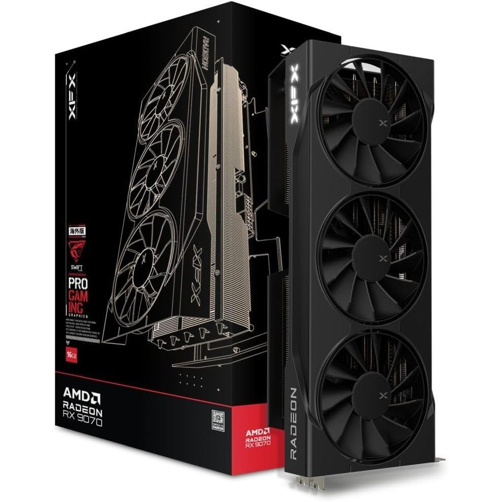 XFX SWIFT RX9070 OC 16GB OC TRIPLE FAN GAMING EDITION