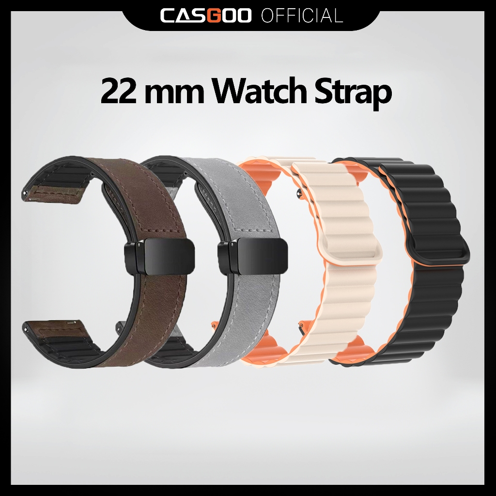 CASGOO Rainbow Smart Watch Strap 22mm Nylon Material Adjustable Length Suitable for CASGOO Series Smart Watches