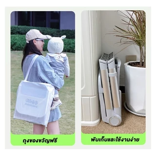 DODOhani เก้าอี้กินข้าวเด็ก โต๊ะกินข้าวเด็ก โต๊ะทานข้าว 4 ระดับ พับเก็บง่ายน้ำหนักเบา high chair