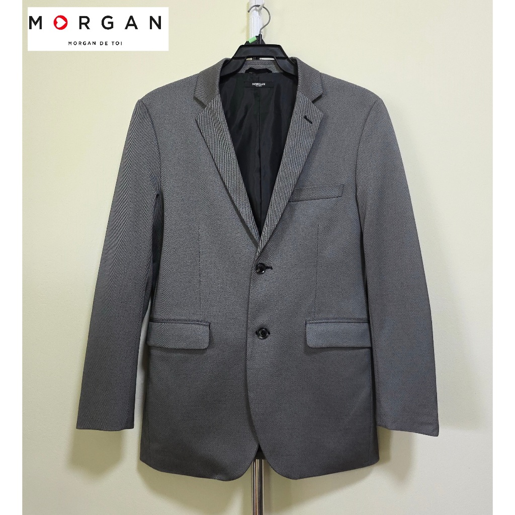 Morgan De Toi เสื้อสูท สีเทา อก 39 นิ้ว มือสอง