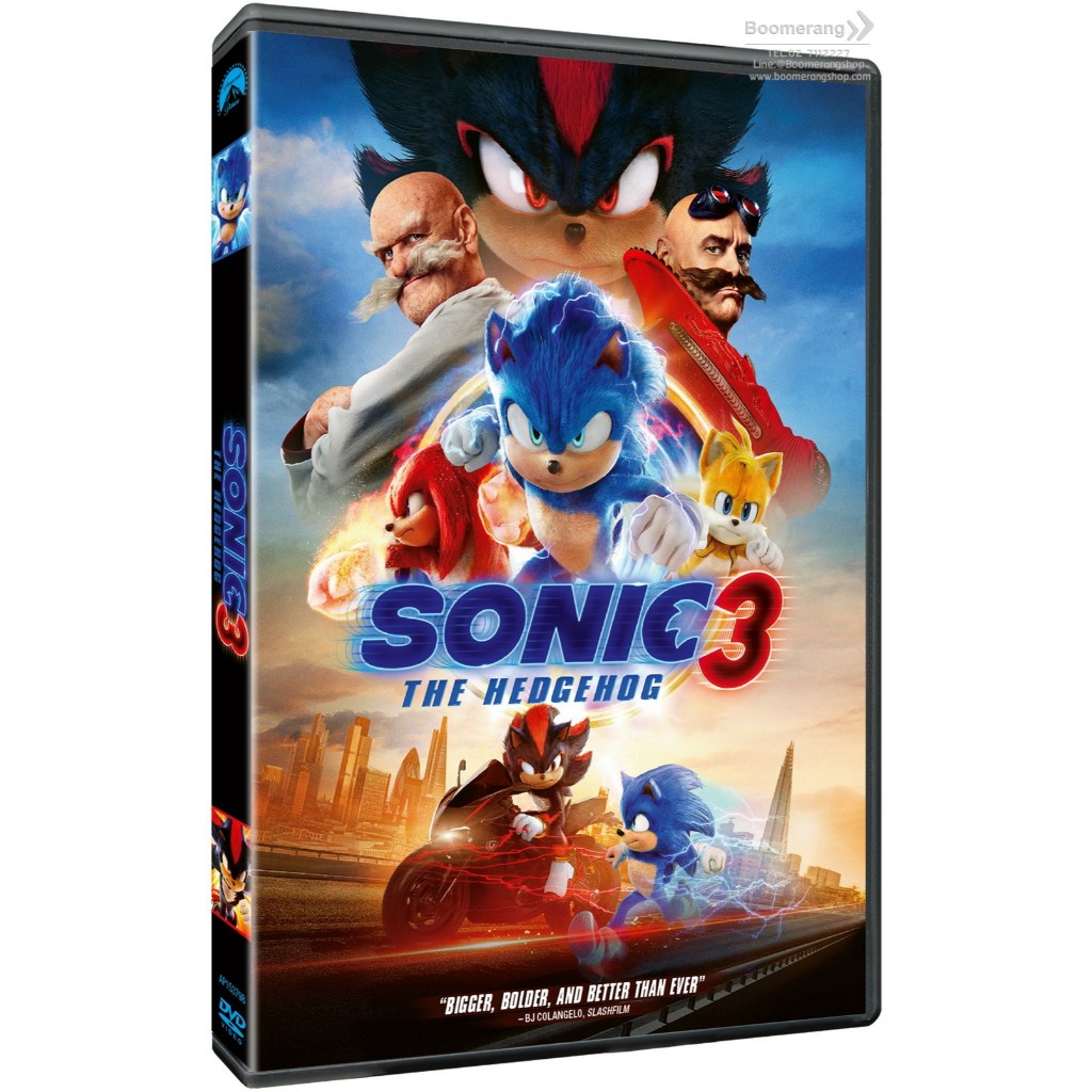 Sonic The Hedgehog 3 /โซนิค เดอะ เฮดจ์ฮ็อก 3 (SE) (DVD มีเสียงไทย) (แผ่น Import)