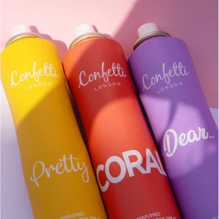 [ซื้อ1แถม1] Confetti London Deodorant Spray - Dear 250ml / คอนเฟตติ ลอนดอน สเปรย์ระงับกลิ่นกาย - เดียร์ 250มล