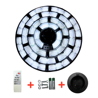 โคมไฟโซลาร์เซลล์ UFO 800000W ขนาด 68 cm แสงสีขาว โคมไฟ 4 ชั้น