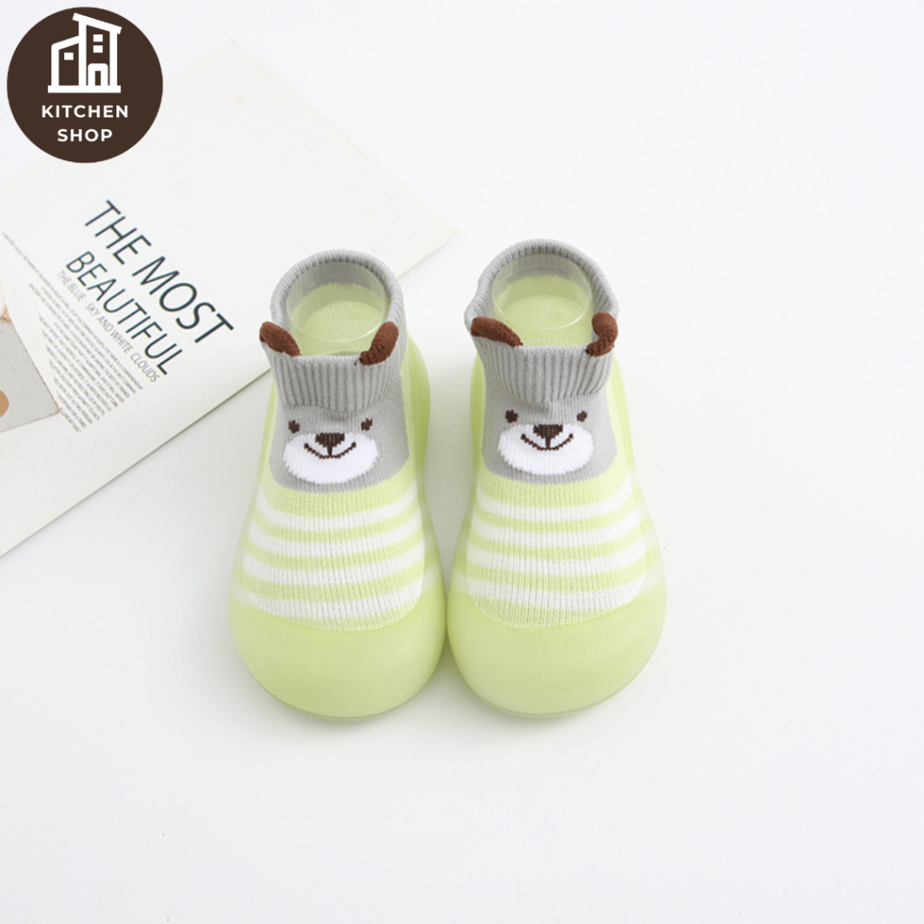 รองเท้าพื้นนุ่มสำหรับเด็ก ถุงเท้าพื้นสำหรับทารกแรกเกิด รองเท้าตาข่ายกันลื่นสำหรับเด็กวัยหัดเดิน สำหรับเด็กผู้ชาย - รูปที่ 5