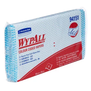 WYPALL* Colour Coded Wiper Regular(20 ชิ้น/แพ็ค)ผ้าเช็ดอเนกประสงค์ | สำหรับเช็ดเครื่องครัว | เช็ดมือ