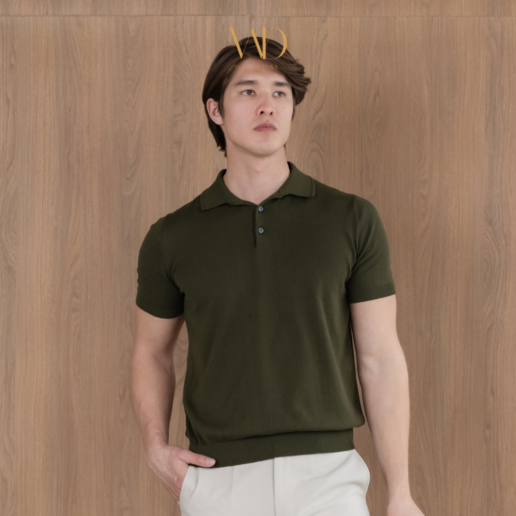 [Limited] เสื้อโปโลถัก รุ่น Knit Polo เรียบหรู คลาสสิก ยกระดับสไตล์การแต่งตัว WDNSDAY - Knit  Polo