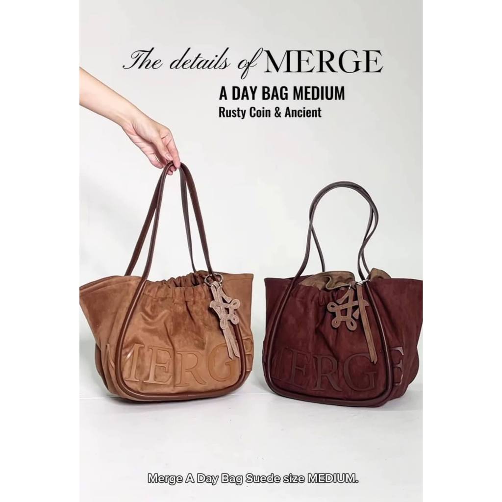 [💖อังคารใช้โค้ด 20-25% ได้💖] กระเป๋า Merge A Day Bag (ของแท้100% หลักฐานสั่งซื้อจาก Merge ครบ)