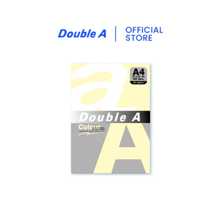 Double A กระดาษสี A4 หนา 150 แกรม จำนวน 50 แผ่น/แพ็ก จำหน่าย 1 แพ็ก
