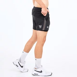 Training Lab Men's 5" Flow+ 2 in 1 Shorts กางเกงวิ่ง น้ำหนักเบา แห้งเร็ว ระบายอากาศดี ยืดหยุ่น ใส่สบาย