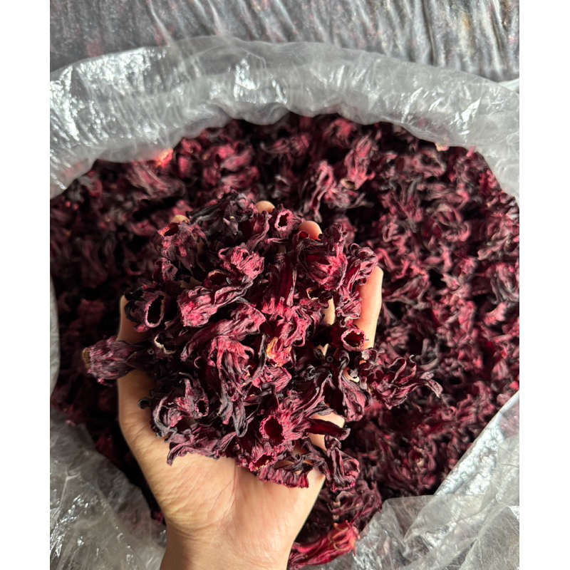 กระเจี๊ยบแดงแห้ง 1 กิโลกรัม กระเจี๊ยบไทย กระเจี๊ยบทำน้ำกระเจี๊ยบ