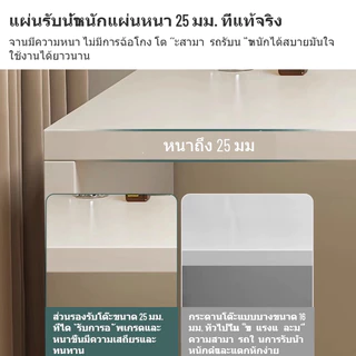 SEVENWOOD โต๊ะแป้ง โต๊ะเครื่องแป้ง โต๊ะสีขาว โต๊ะแต่งหน้า โต๊ะ 120+ตู้ 120ซม โต๊ะเครื่องแป้ง มินอมอล