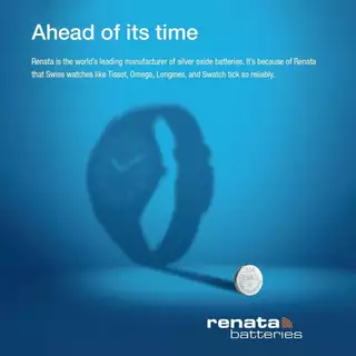 𝗚𝗤 𝘄𝗮𝘁𝗰𝗵 [มีครบทุกเบอร์] 𝗥𝗘𝗡𝗔𝗧𝗔 ถ่านนาฬิกา ถ่านกระดุม SR 317 321 364 371 379 390 373 377 399 395 SW WatchesBattery 1.55V