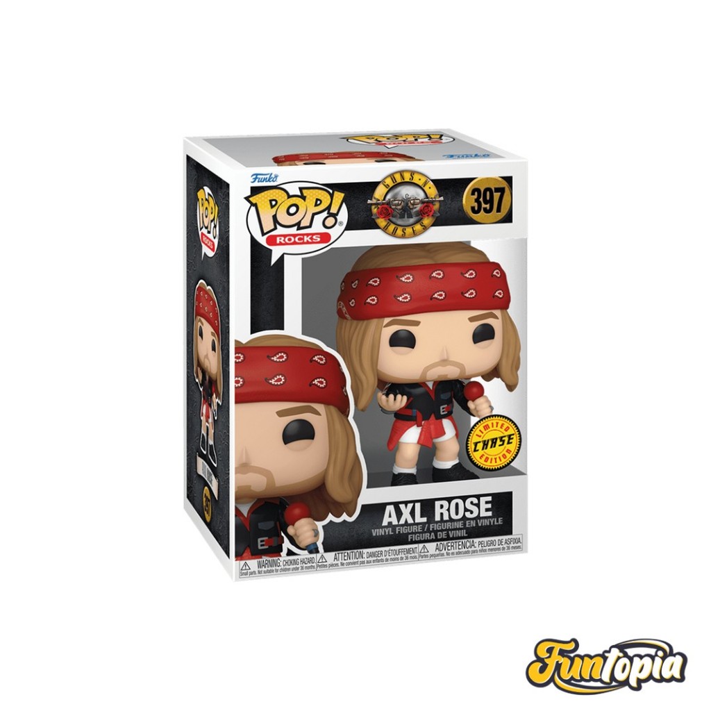 Funko Chase! (80482) - Axl Rose 1992s (Chance of Chase) (397) POP! Rocks: Guns N Roses