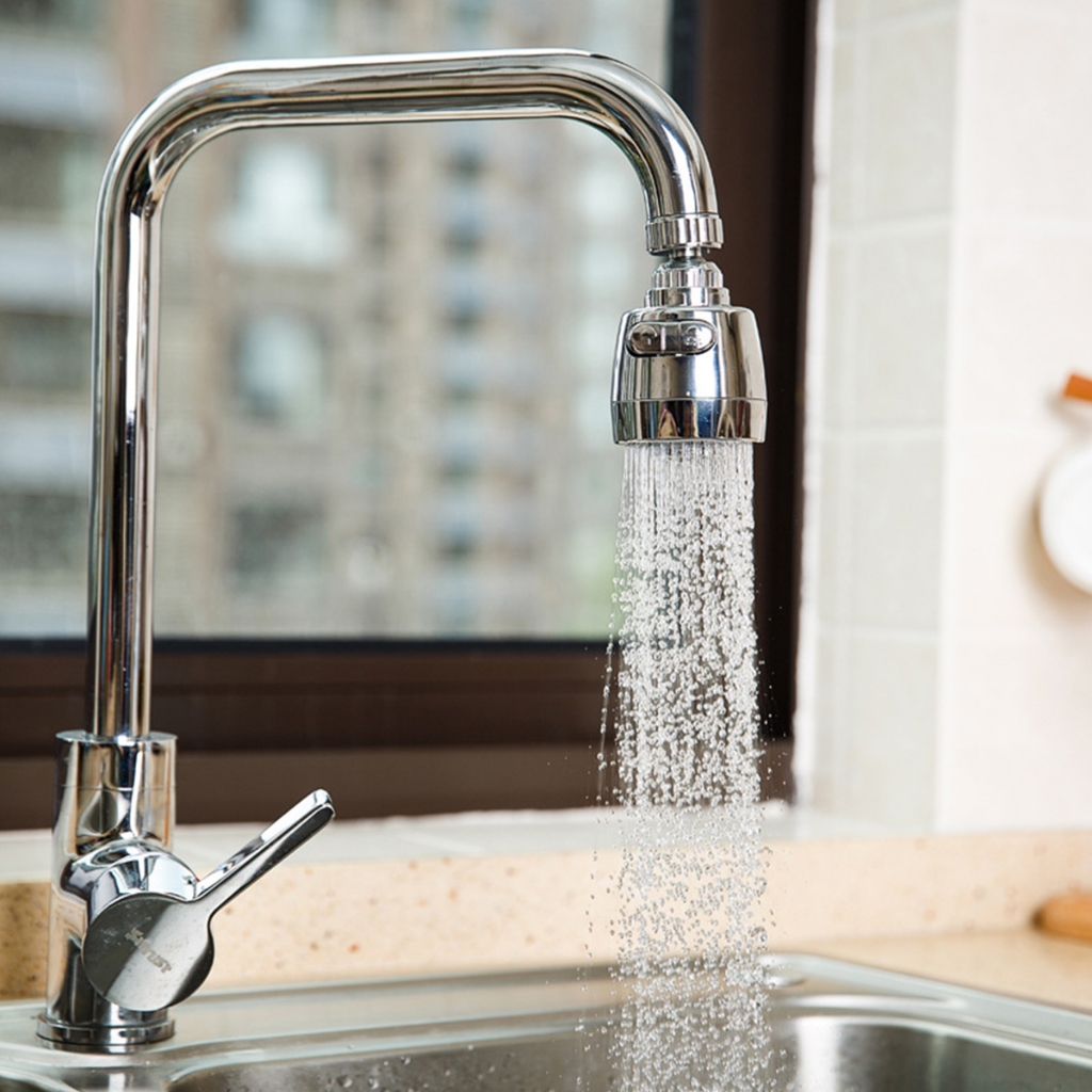 หัวก๊อกน้ำกระเซ็นแบบบูสเตอร์ หมุนได้ 360 องศา ตัวกรองน้ำแบบสากลสำหรับก๊อกน้ำในครัว - รูปที่ 3