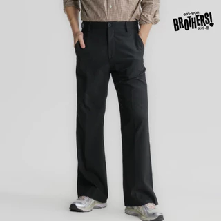 era-won กางเกงขายาว รุ่น Semi - Flare Monotone สี Brothers Black