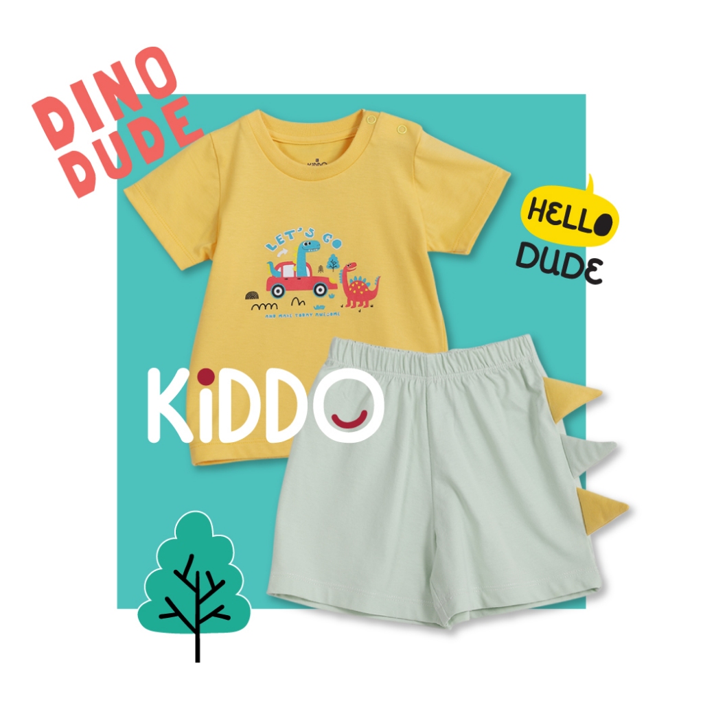 ENFANT (อองฟองต์) BSC KIDDO by Enfant ชุดเสื้อแขนสั้น+กางเกงขาสั้น สำหรับเด็ก 6-12 เดือน คอลเล็กชั่น