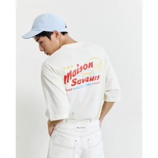 maison KEEPS | The Oversized Diner Tee | Unisex | เสื้อยืด ทรง oversized ผ้านุ่มพิเศษ | มีให้เลือก 2 Size อก 44" และ48''