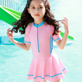 Angel ชุดว่ายน้ำสำหรับเด็กหญิง แขนยาว แฟชั่นวันพีซ น่ารัก สไ…