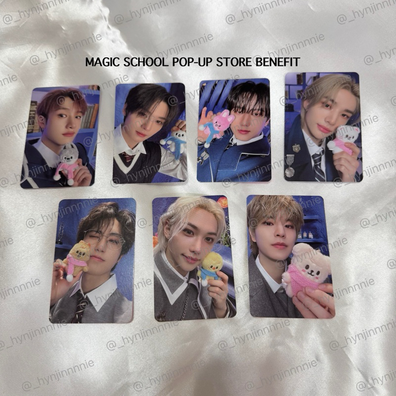 พร้อมส่ง การ์ด Stray Kids MAGIC SCHOOL POP-UP STORE BENEFIT