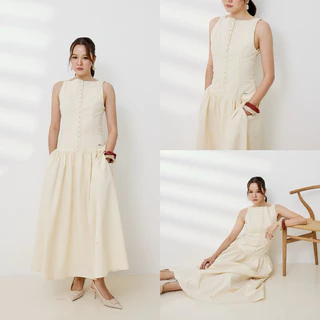 Swana.ss - Giselle linen dress XS-XL 🫎 ชุดเดรสกระโปรงยาวผ้าลินิน