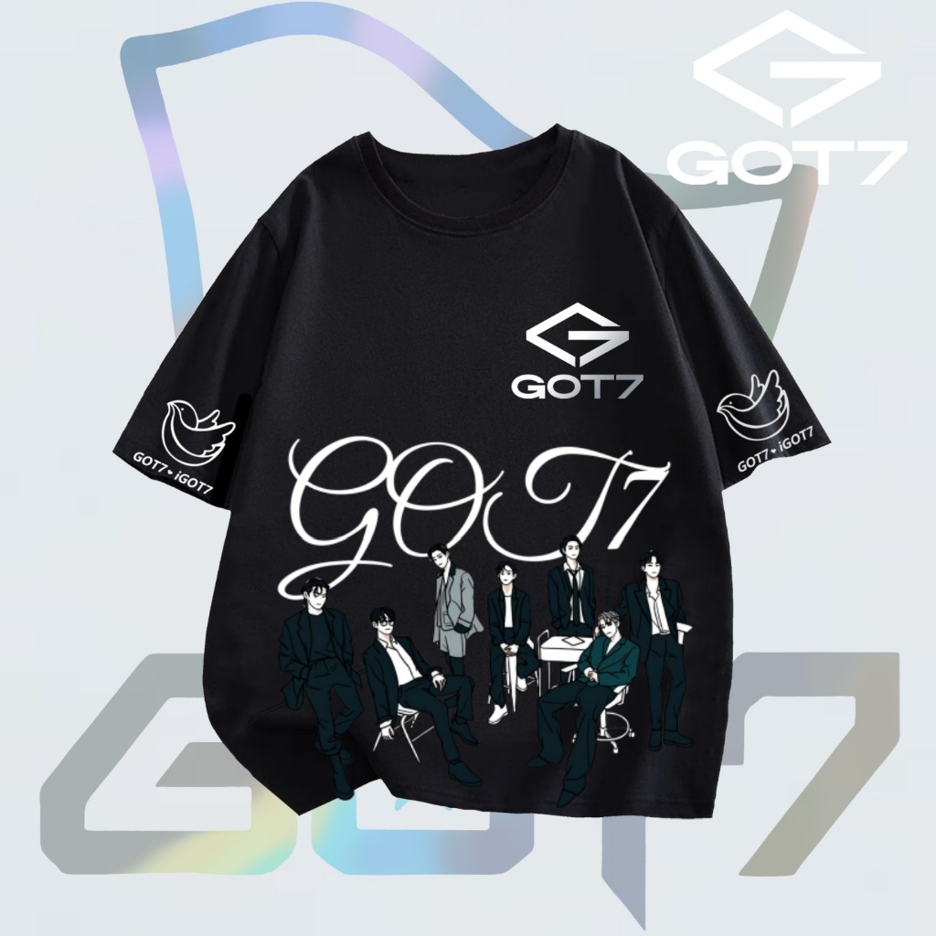 ใหม่ GOT7 IGOT7 เสื้อยืดแฟนคลับ ผ้าฝ้าย ลายลูกนกน่ารัก ใส่สบาย S-5XL#25