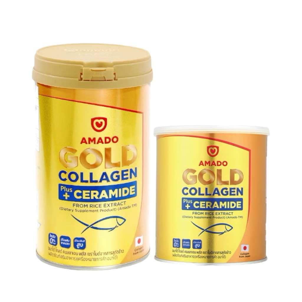 อมาโด้คอลลาเจน  อมาโด้ คอลลิจิ คอลลาเจนอมาโด้ Amado Colligi Collagen Tripeptide [150กรัมและ100กรัม]