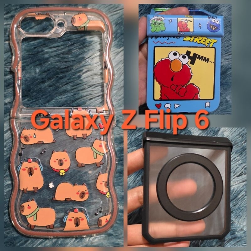 Samsung Galaxy Z Flip 6 - มือสอง สภาพใหม่ มากๆ ค่ะ เคส สดใสน่ารัก มีหลายลายให้เลือกค่ะ