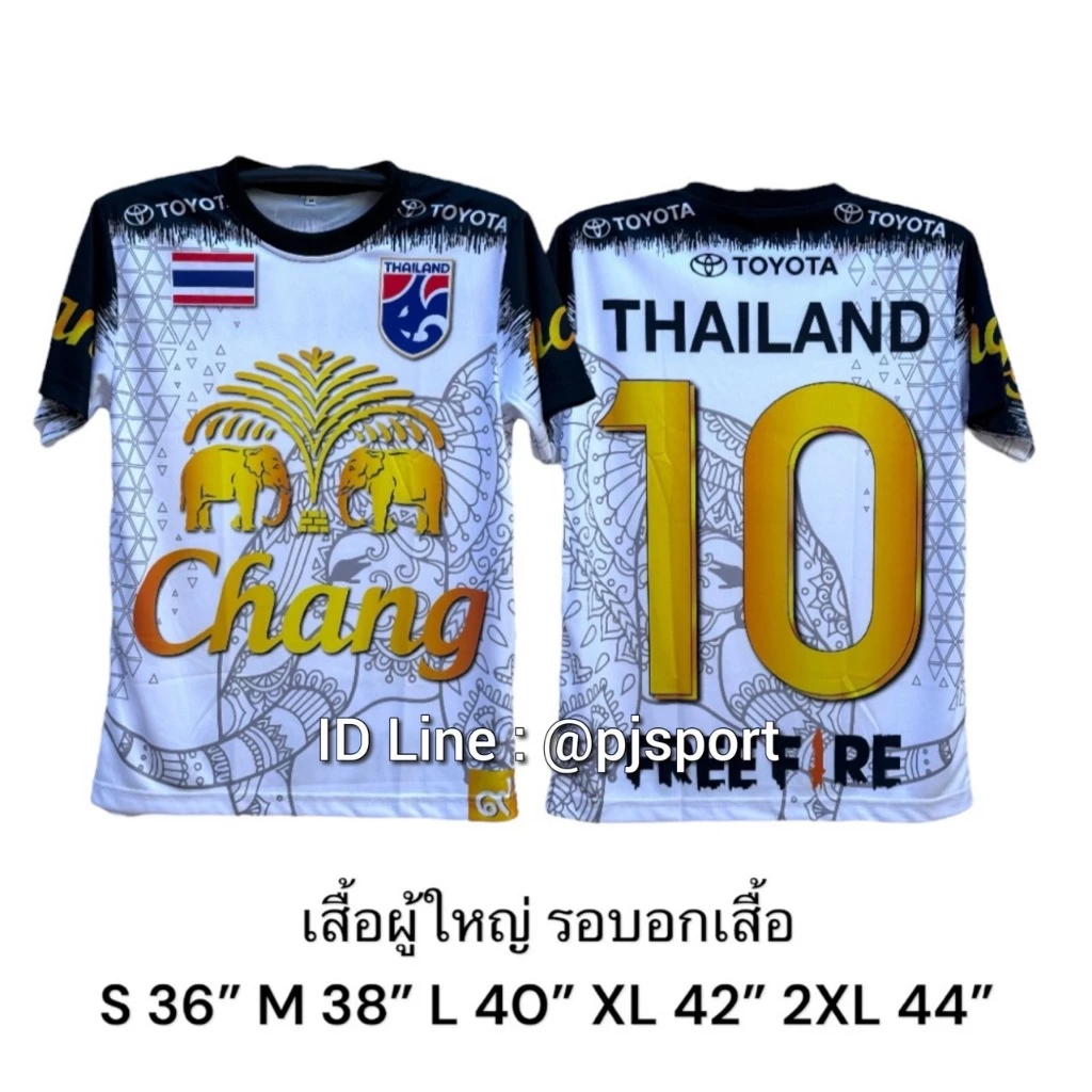 เสื้อกีฬา พิมพ์ลายในเนื้อผ้า สวยสีสดใส ผ้านุ่มใส่สบายไม่ร้อน ซักง่ายแห้งเร็ว