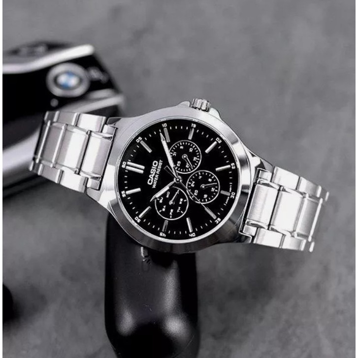 แท้แน่นอน 100% Casio MTP-V300D-1A อุปกรณ์ครบทุกอย่างพร้อมใบรับประกัน CMG ประหนึ่งซื้อจากห้าง