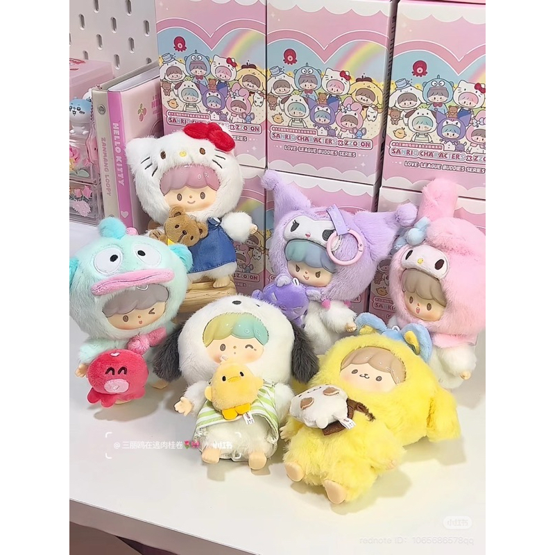 🔥ใช้โค้ดลดได้   zzton x sanrio 6จุ่ม ยกbox พร้อมส่งในไทย
