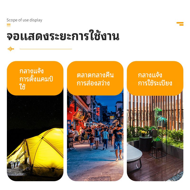 เสาไฟตั้งแคมป์ แบบพกพาพับอลูมิเนียมอัลลอยด์ แบบยึดโต๊ะ เสาแขวนไฟ ขาตั้งไฟแคมป์ปิ้ง ขาตั้งไฟตกปลาป่า - รูปที่ 7