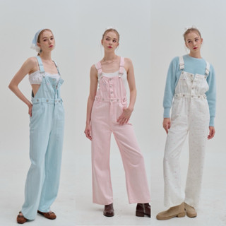 umore.made 🌸 Mori Blossom overalls เอี๊ยมกระดุมกลาง ทรงน่ารั…