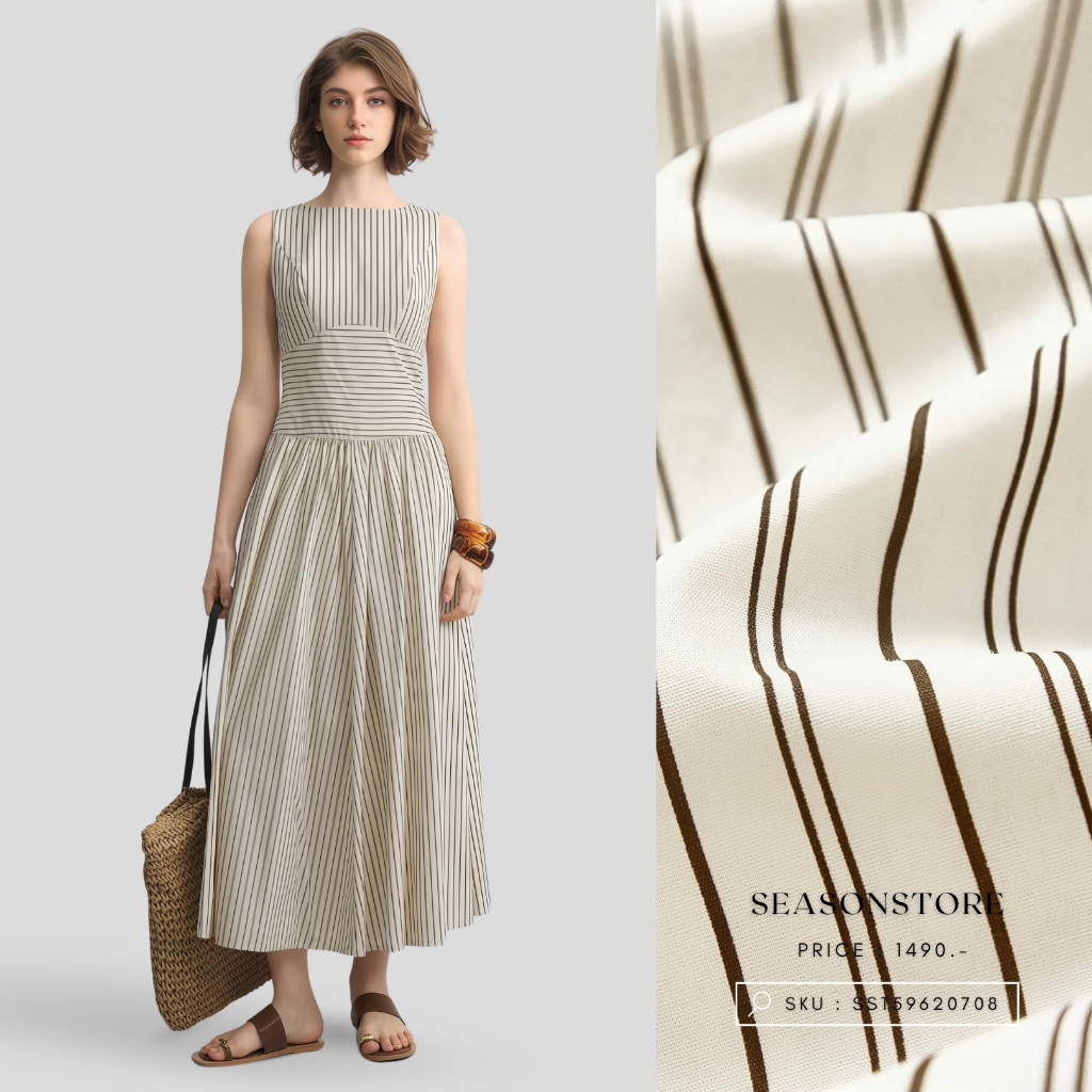 TIMELESS RIVIERA MAXI DRESS - SST59620708