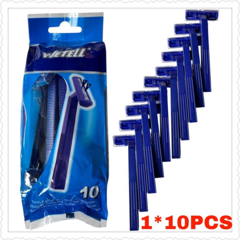 มีดโกน1ห่อมี10ชิ้น ราคาต่อ10ห่อ