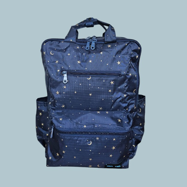 HAPITAS Backpack(H) กระเป๋าพับ เป้พับ ลาย Starry Blue